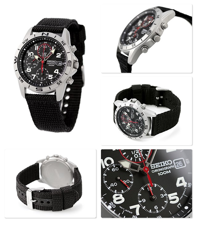 SEIKO 逆輸入 海外モデル 高速クロノグラフ SND399P1 (SND399P