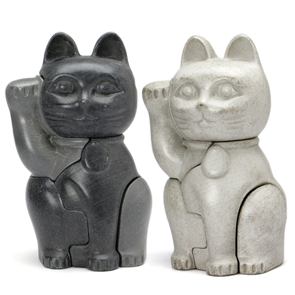 高い品質 3dパズル マネキネコ ブラック ホワイト Lサイズ 招き猫 おしゃれ 日本土産 インテリア オブジェ 商売繁盛 Locknesters 社 縁起もの 決算特価 送料無料 Endocenter Com Ua