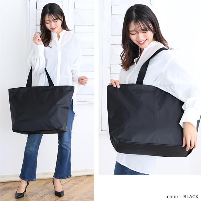 ブラックBIGトートバッグ big' more black［large］ – thehighlights