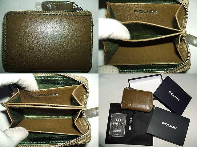 POLICE ポリス バッファローシリーズ ラウンドファスナー式小銭入れ