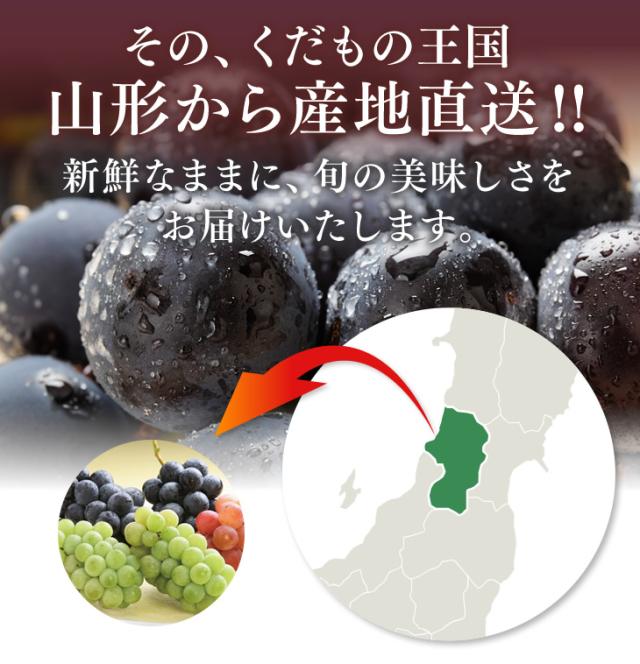 その、くだもの王国山形から産地直送!!新鮮なままに、旬の美味しさをお届けいたします。