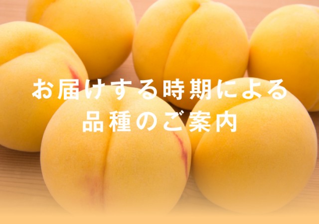 お届時期による品種のご案内