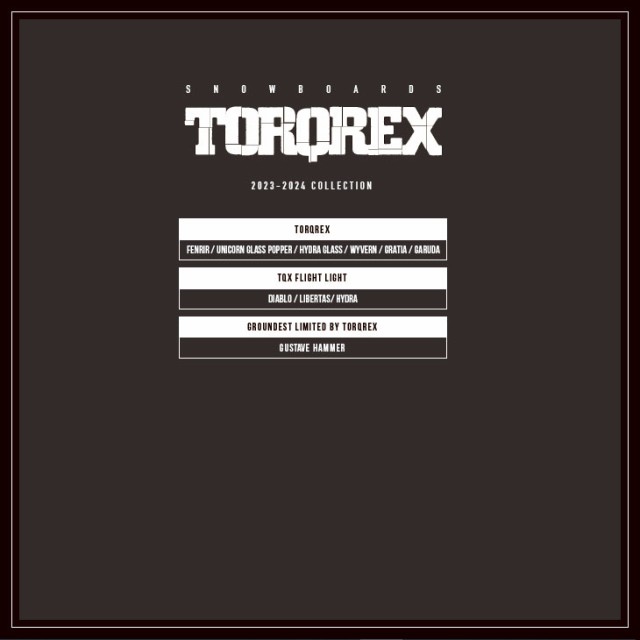 23-24 TORQREX トルクレックス DIABLO ディアブロ スノーボード