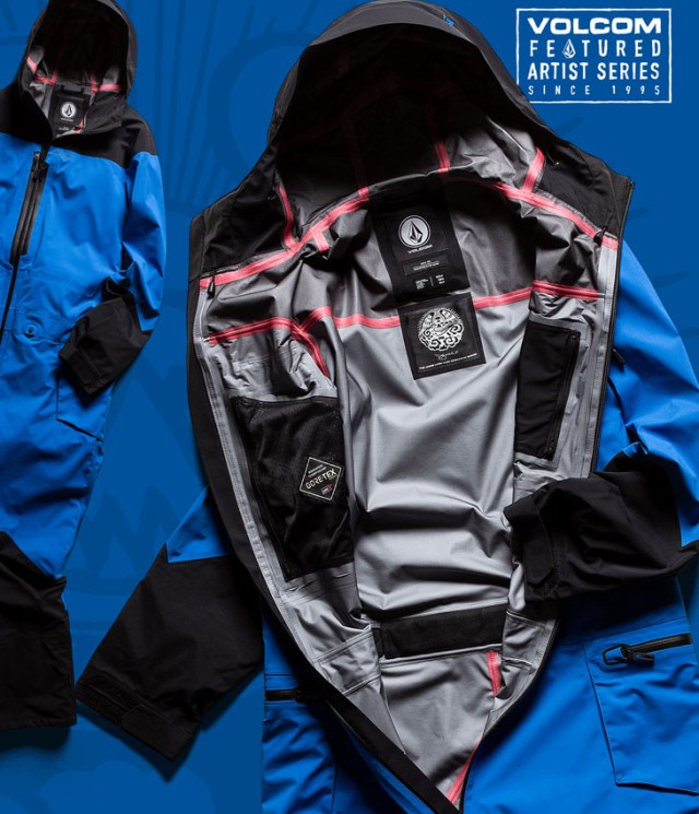 値下可 希少XS VOLCOM ジェイミーリン GORE-TEX つなぎ-