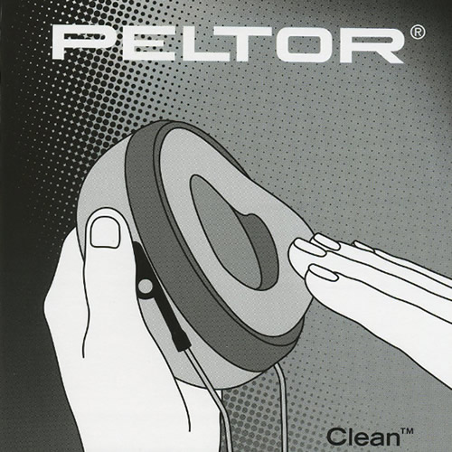 イヤーマフ用 HY100クリーン 使い捨てペーパー （1組） PELTOR 【防音・騒音対策】