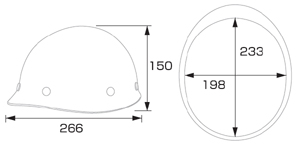 【住ベ】FRP素材ヘルメット FM (ライナー無)【安全用・工事用・防災】