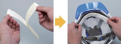 ヘルメット用汗取り