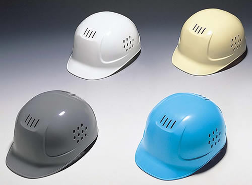 【ディック/DIC プラスチック】ポリエチレン素材ヘルメット BC-1　NPあご紐付き (軽作業帽)