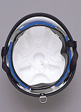 【ディック/DIC】 FRP素材ヘルメットVP(消防型) ライナー入 シルバー塗装メタルビョウ付縁ゴム付 完成品 【安全用・工事用・高所作業用・防災】