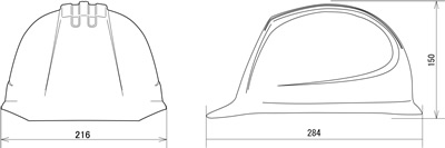 【タニザワ】 PE素材ヘルメット ST#0141-EZ (ライナー入)【安全用・工事用・高所作業用・防災】