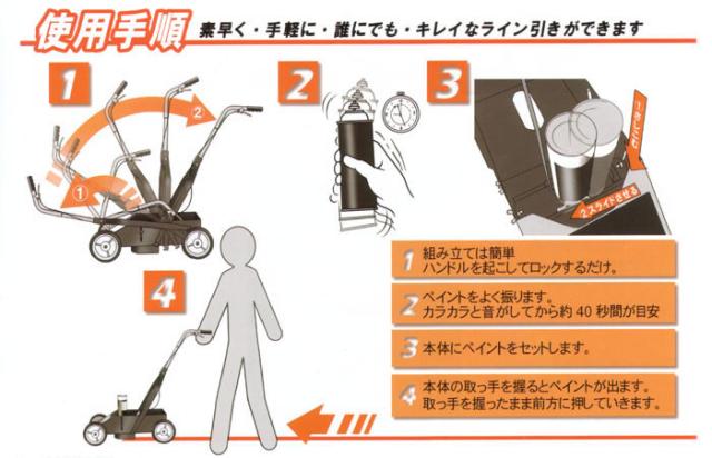 工事用ライン引き　ストライパーVII