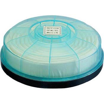 【興研】 防塵マスク用交換アルファリングフィルタ LAS-12(1122R用) (50個/25組) 【粉塵・作業用・医療用】