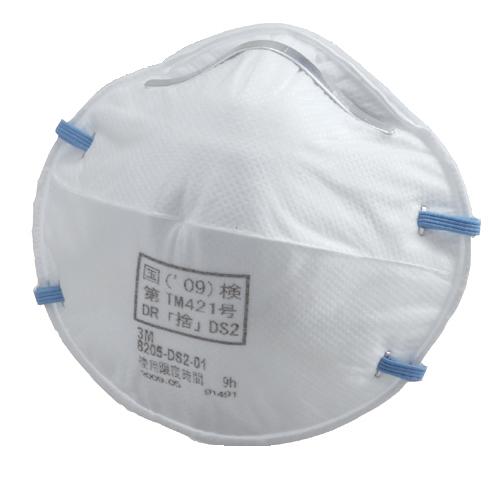 【3M/スリーエム】 使い捨て式防塵マスク 8205-DS2 (20枚入) 【粉塵・作業用・医療用】