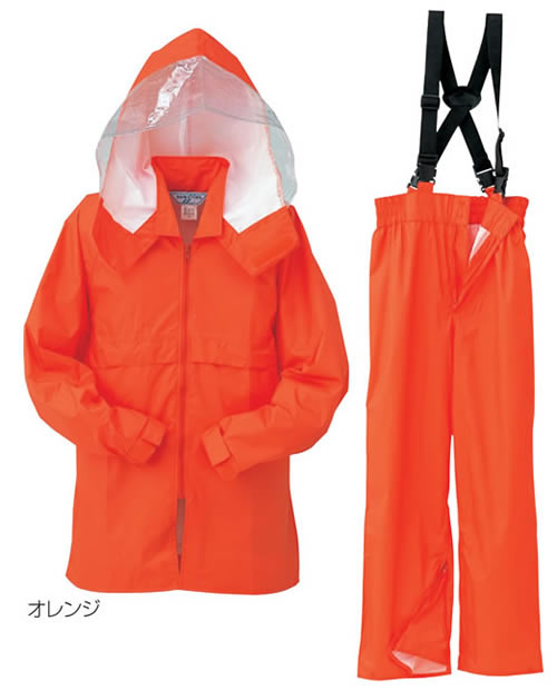 【富士ビニール工業】 レインストーリー345 4L(上下セット)【業務用・作業用・レインコート 】