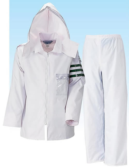 【富士ビニール工業】 レインストーリー536 4L（上下セット）【業務用・作業用・レインコート 】