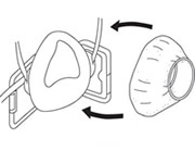 【興研】 防塵マスク用交換接顔メリヤスPタイプ (5枚入) 【粉塵・作業用・医療用】