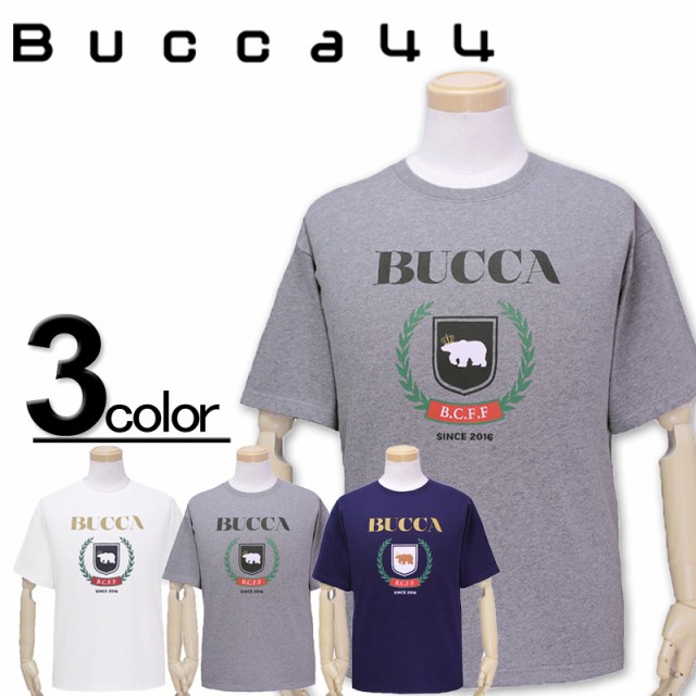 ★大決算セール★大きいサイズ Bucca44(ブッカフォーティーフォー) カレッジロゴ 半袖Tシャツ XXL  XXXL/OS-BU19SM06-M0496【セール品のた｜au PAY マーケット