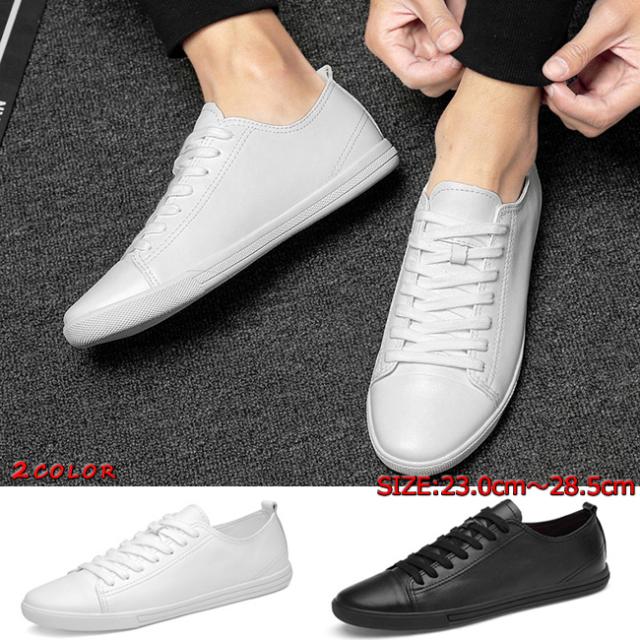 直営店限定 スニーカー メンズ レディース ローカット シューズ スリッポン 白 黒 シンプル 無地 定番 春夏秋 韓国風 大きいサイズ28 5cm 格安人気 Centrodeladultomayor Com Uy