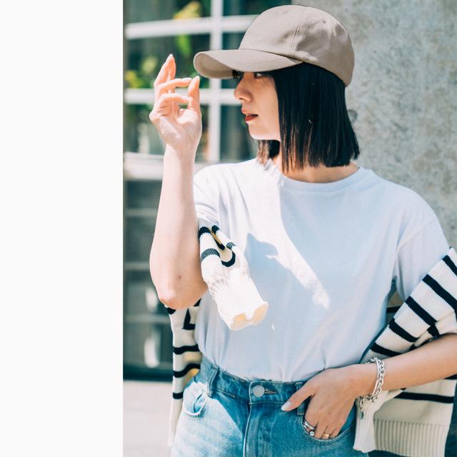 DEVICE+ シンプル オーバーフィット ベースボール キャップ