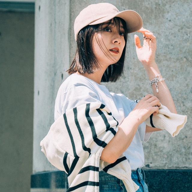 DEVICE+ シンプル オーバーフィット ベースボール キャップ