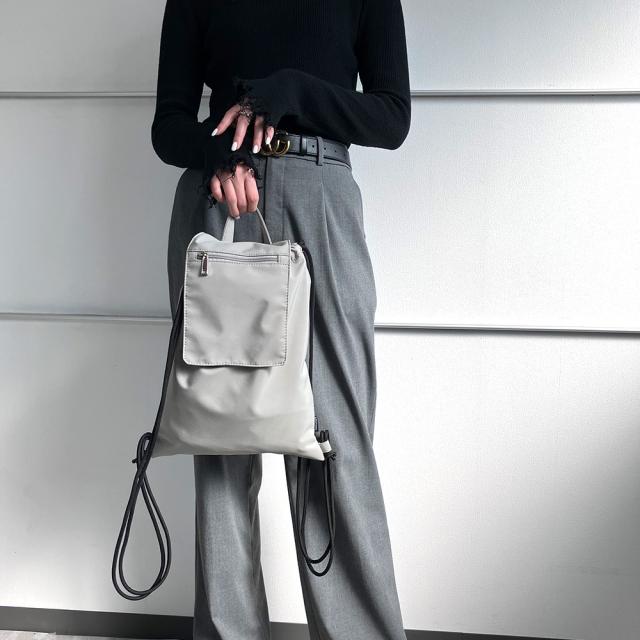 かぶせナップサック 