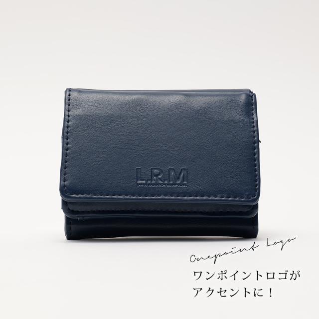 L.R.M 合皮コンパクト財布 