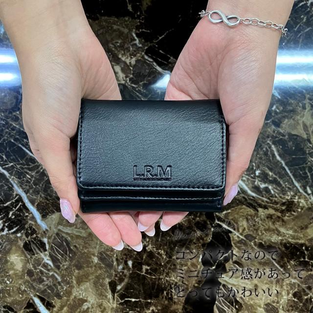 L.R.M 合皮コンパクト財布 