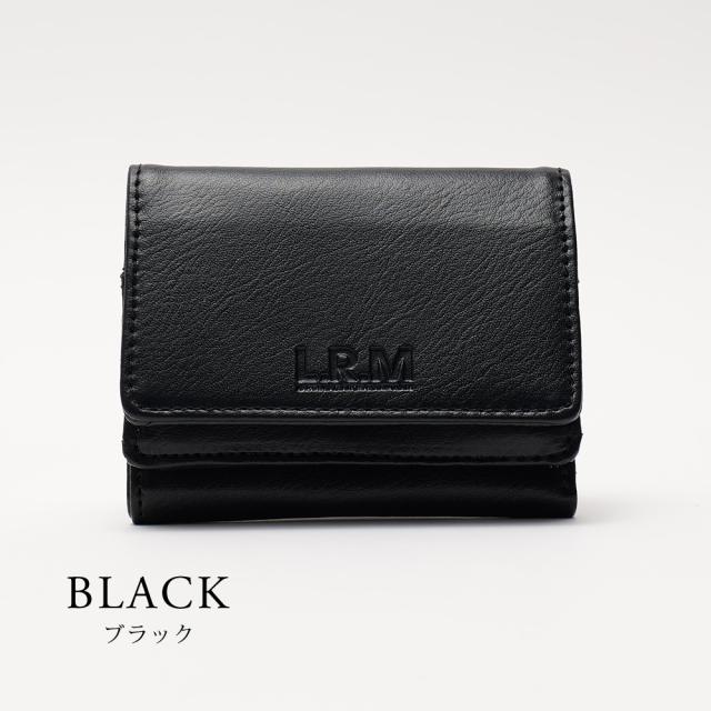 L.R.M 合皮コンパクト財布 