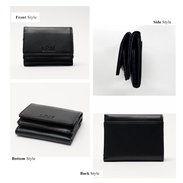 L.R.M 合皮コンパクト財布 
