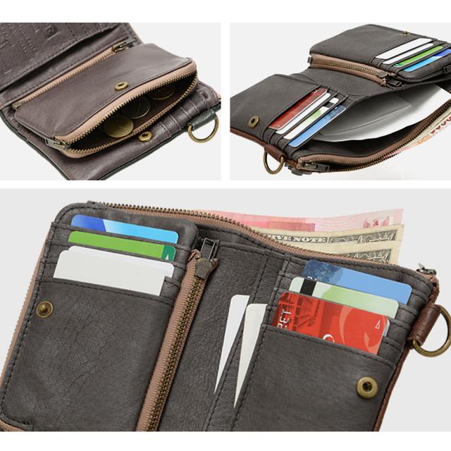DEVICE ヴィンテージ 二つ折り 財布