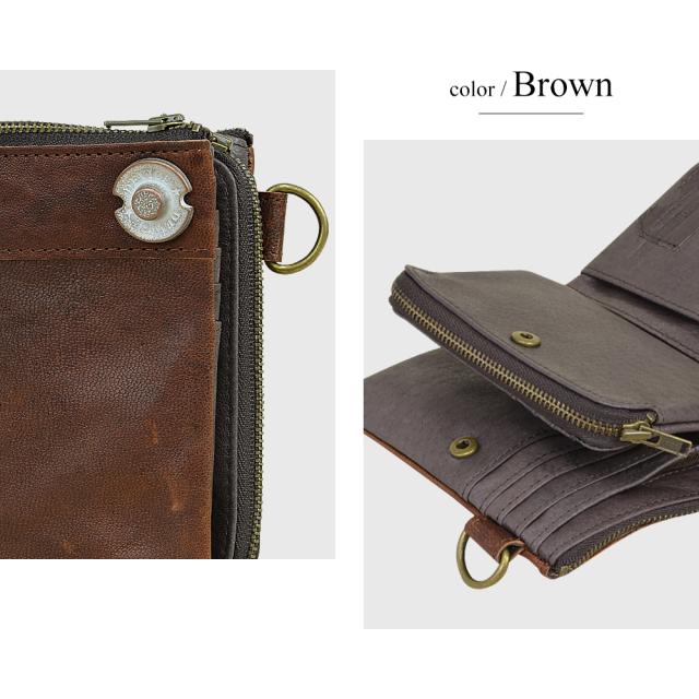 DEVICE ヴィンテージ 二つ折り 財布