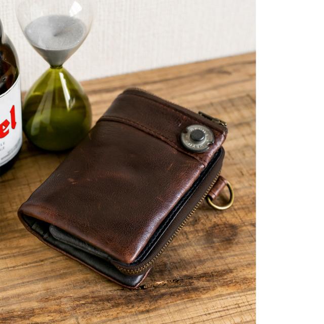 DEVICE ヴィンテージ 二つ折り 財布