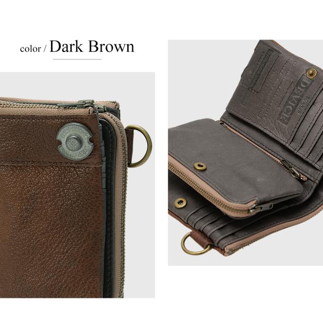 DEVICE ヴィンテージ 二つ折り 財布
