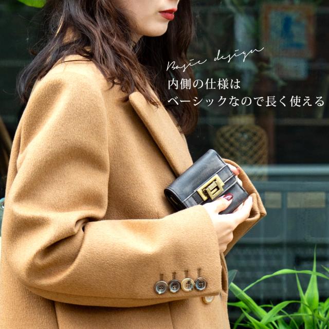 DEVICE ヴィンテージデザイン 三つ折り財布 