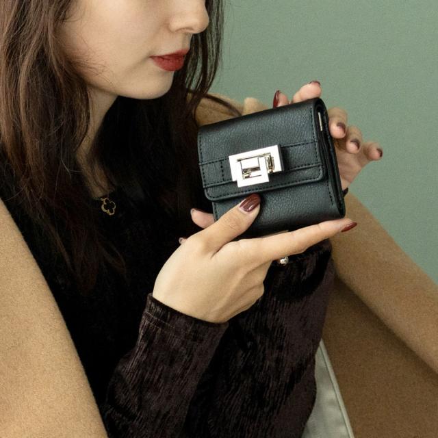 DEVICE ヴィンテージデザイン 三つ折り財布 