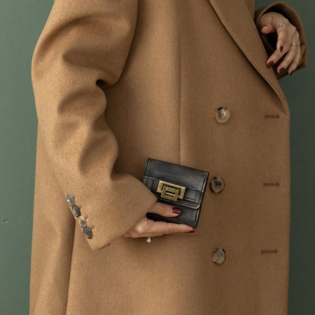 DEVICE ヴィンテージデザイン 三つ折り財布 