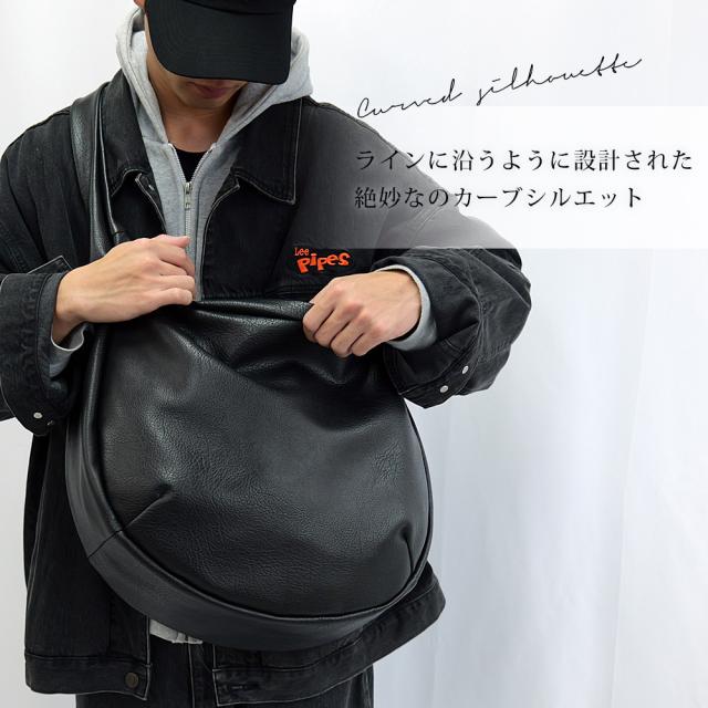 DEVICE PU レザー ビッグショルダーバッグ