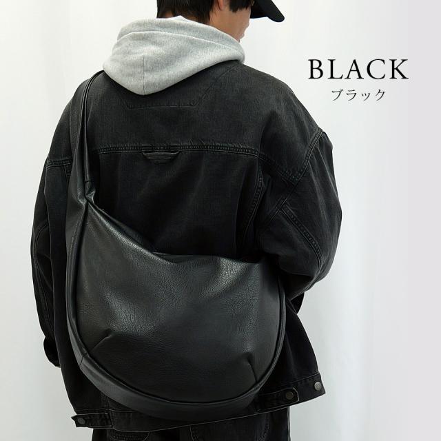 DEVICE PU レザー ビッグショルダーバッグ