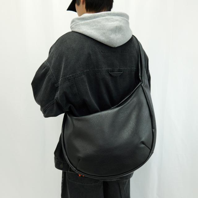 DEVICE PU レザー ビッグショルダーバッグ