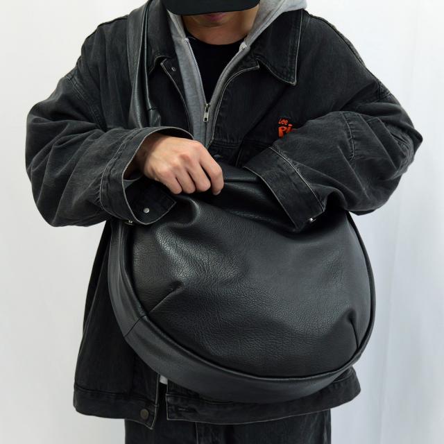 DEVICE PU レザー ビッグショルダーバッグ