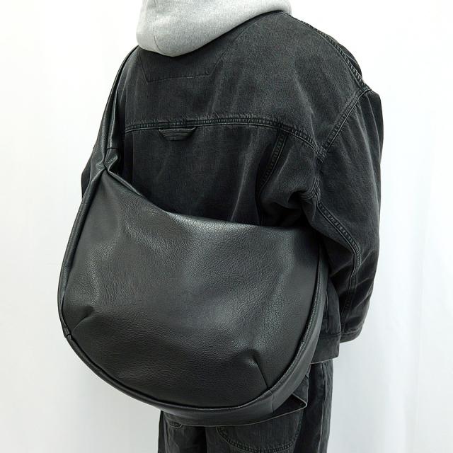 DEVICE PU レザー ビッグショルダーバッグ