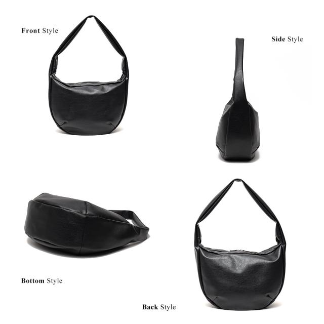 DEVICE PU レザー ビッグショルダーバッグ