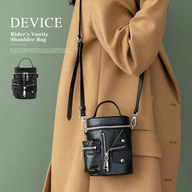 DEVICE ライダース バニティ ショルダーバッグ 