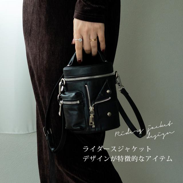 DEVICE ライダース バニティ ショルダーバッグ 