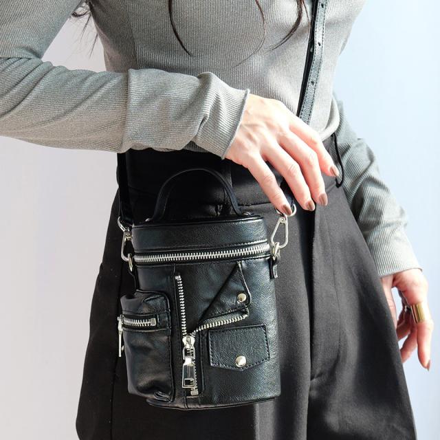 DEVICE ライダース バニティ ショルダーバッグ 