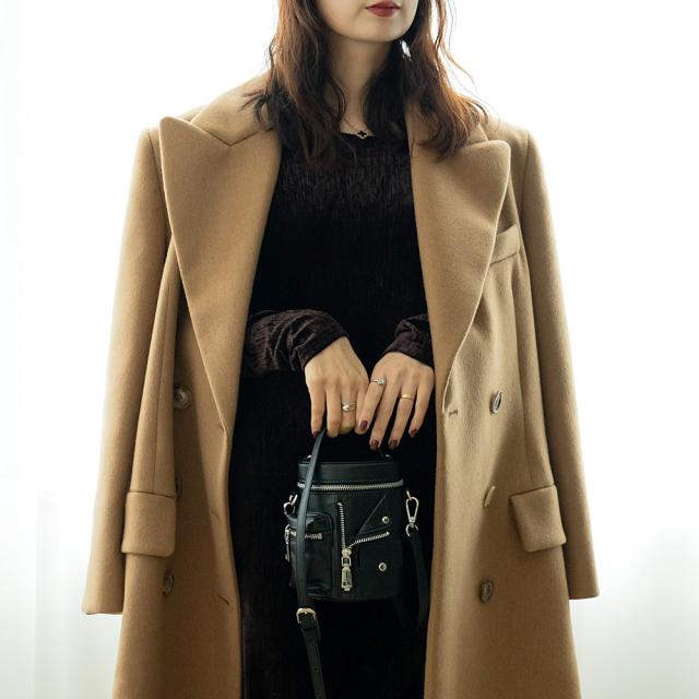 DEVICE ライダース バニティ ショルダーバッグ 