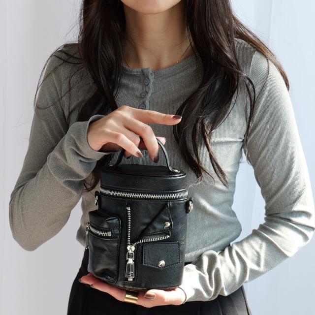 DEVICE ライダース バニティ ショルダーバッグ 