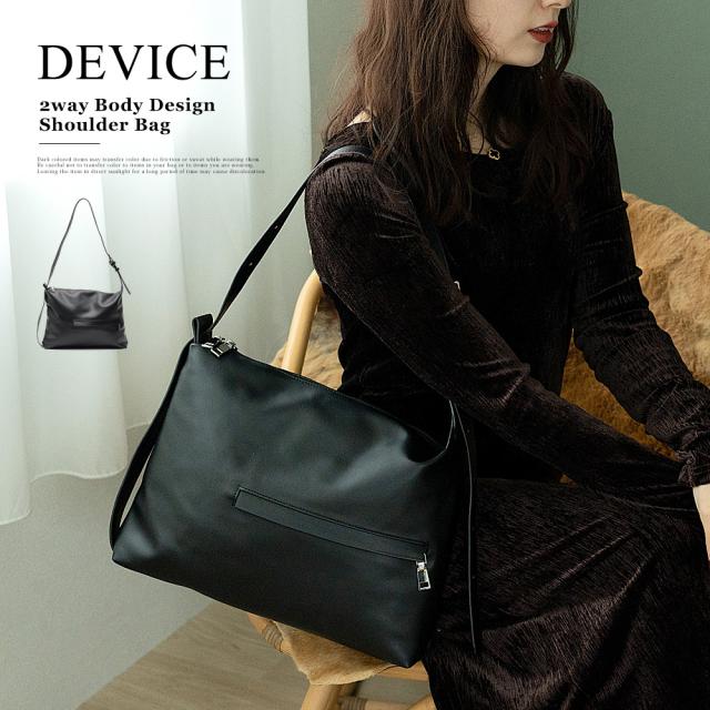 DEVICE 2way ボディデザイン ショルダーバッグ
