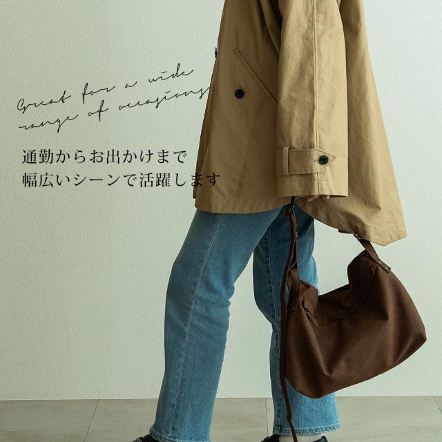 シャロ—フラップ ショルダーバッグ