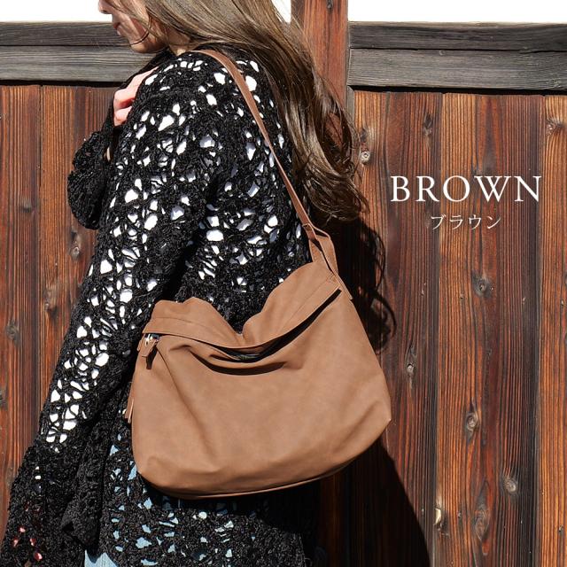 シャロ—フラップ ショルダーバッグ